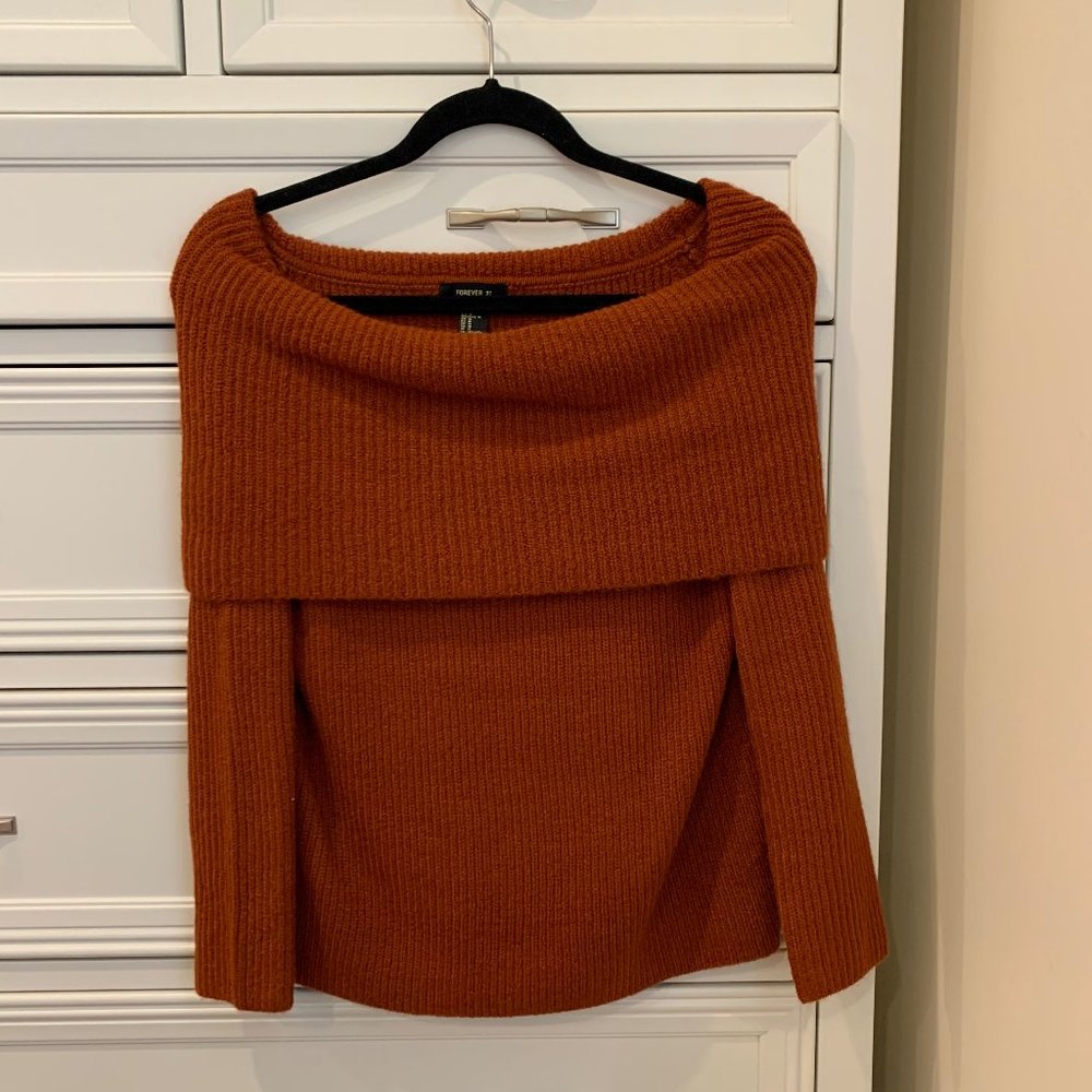Forever 21 Off-The-Shoulder Sweater